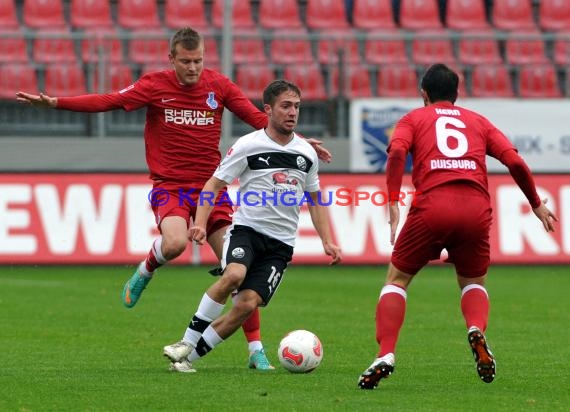 2.Bundesliag SV Sandhausen - MSV Duisburg 27.10.2012 (© Kraichgausport / Loerz)